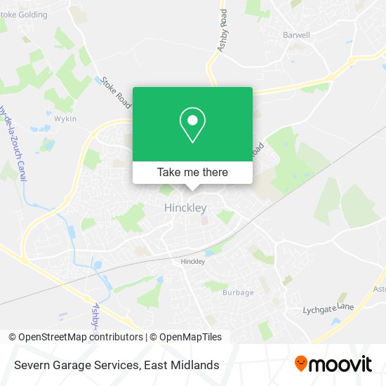 Severn Garage Services map