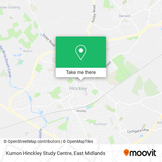 Kumon Hinckley Study Centre map