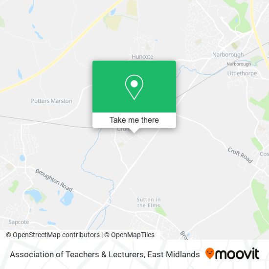 Association of Teachers & Lecturers map