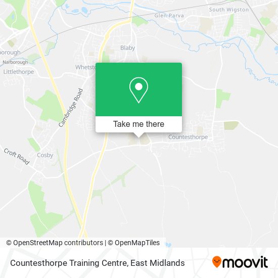 Countesthorpe Training Centre map