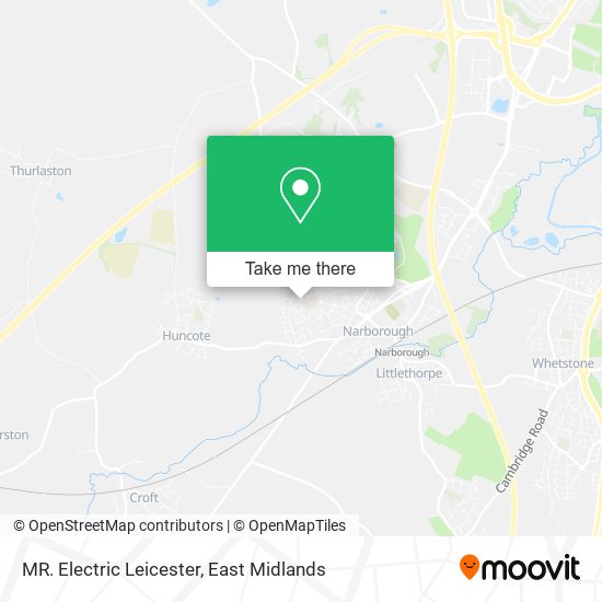 MR. Electric Leicester map