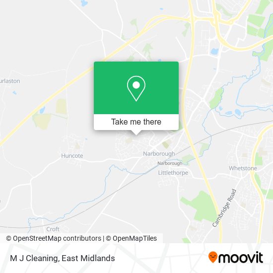 M J Cleaning map
