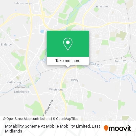 Motability Scheme At Mobile Mobility Limited map