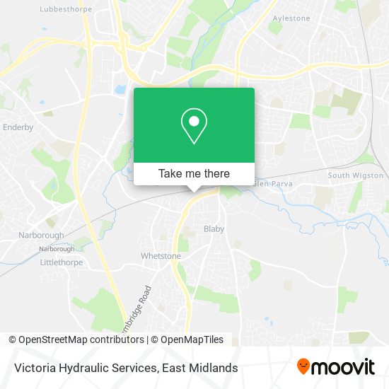 Victoria Hydraulic Services map