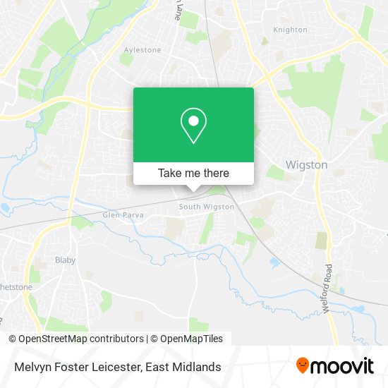 Melvyn Foster Leicester map