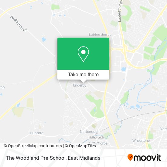 The Woodland Pre-School map