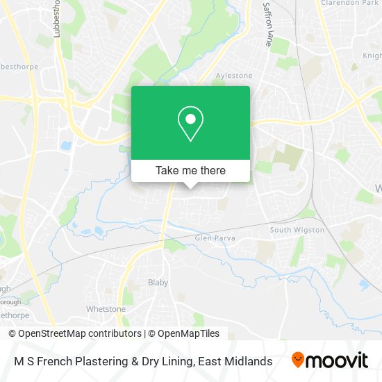 M S French Plastering & Dry Lining map