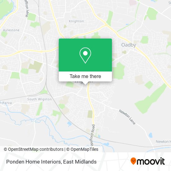 Ponden Home Interiors map