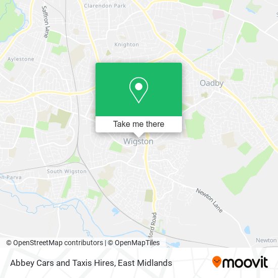 Abbey Cars and Taxis Hires map
