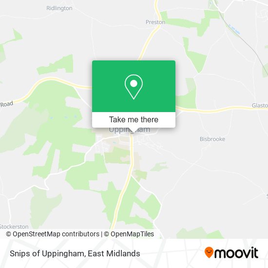 Snips of Uppingham map