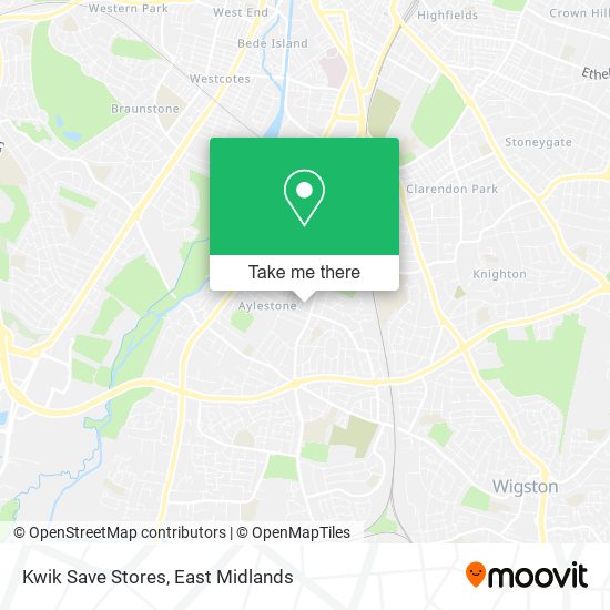 Kwik Save Stores map