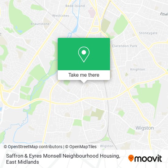Saffron & Eyres Monsell Neighbourhood Housing map
