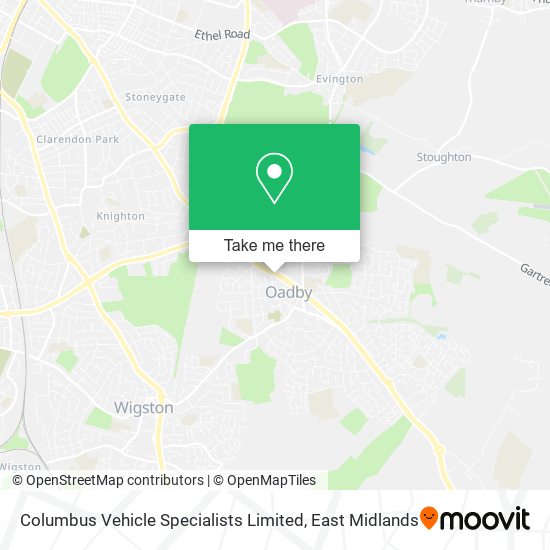 Columbus Vehicle Specialists Limited map