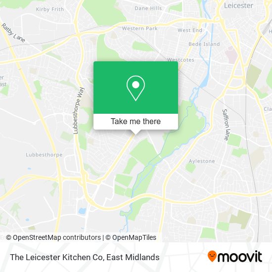 The Leicester Kitchen Co map