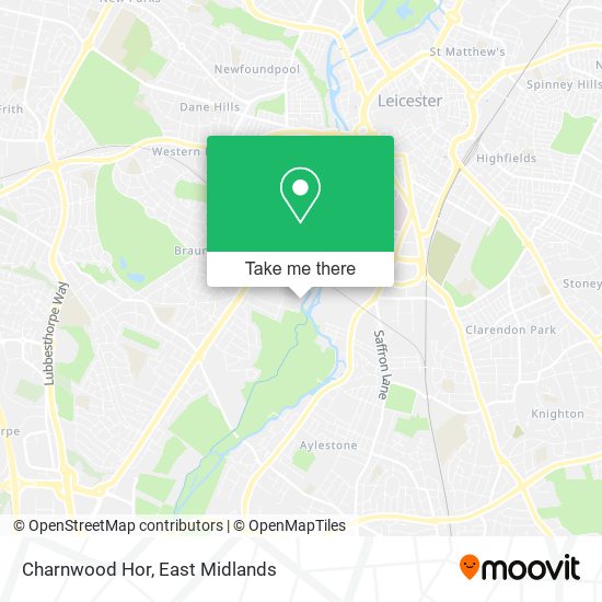 Charnwood Hor map