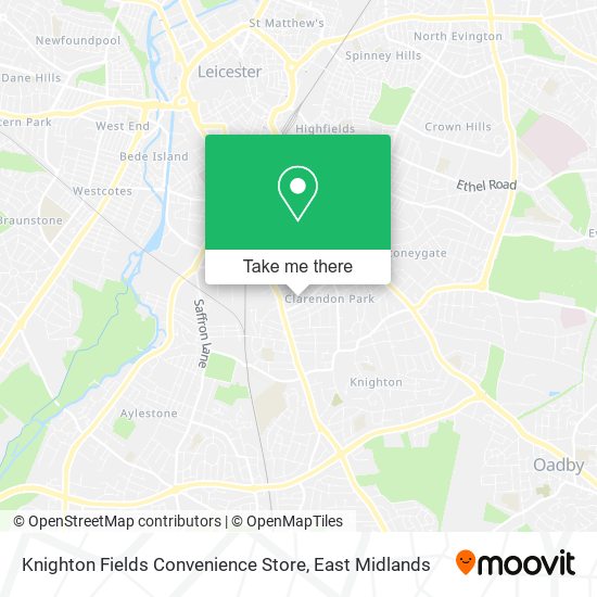 Knighton Fields Convenience Store map