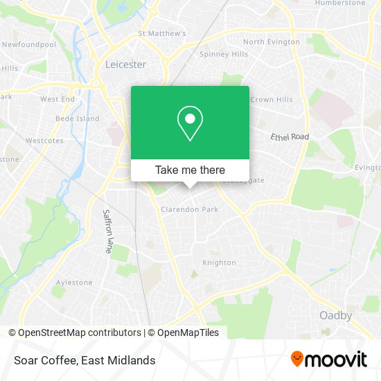 Soar Coffee map
