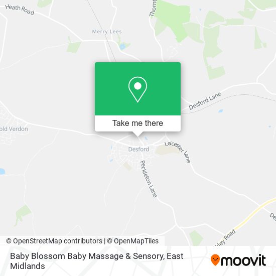 Baby Blossom Baby Massage & Sensory map