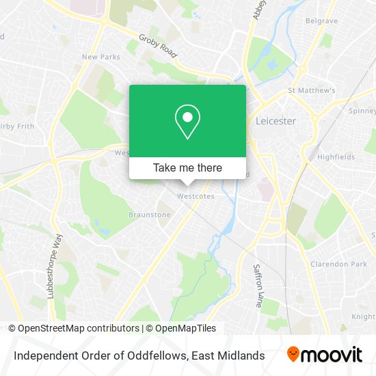 Independent Order of Oddfellows map