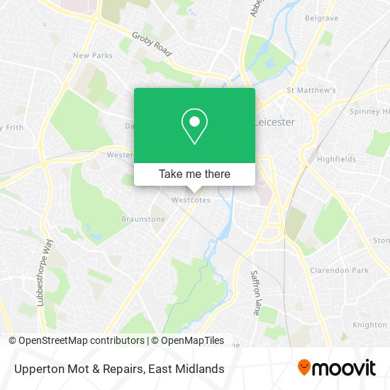 Upperton Mot & Repairs map