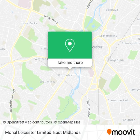 Monal Leicester Limited map