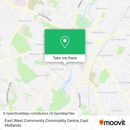 East West Community Community Centre map