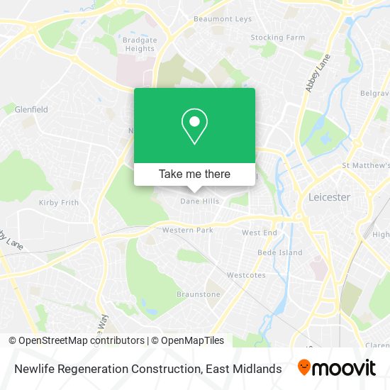 Newlife Regeneration Construction map