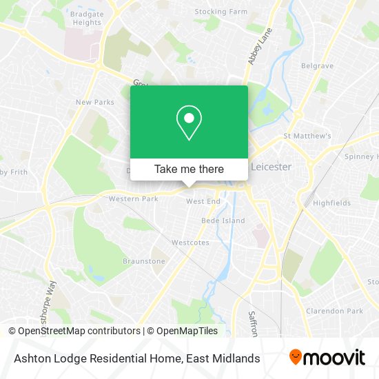 Ashton Lodge Residential Home map