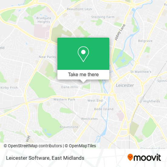 Leicester Software map