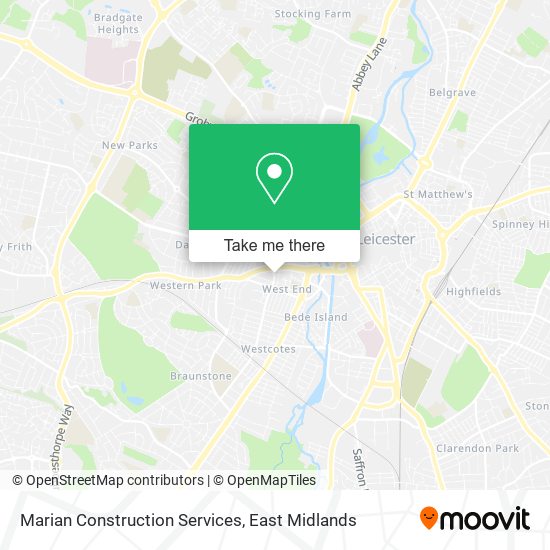 Marian Construction Services map