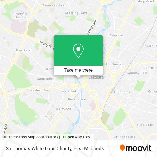 Sir Thomas White Loan Charity map