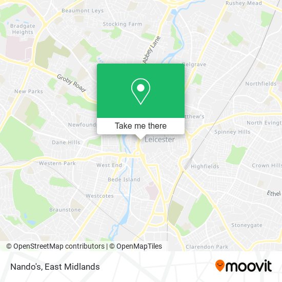 Nando's map