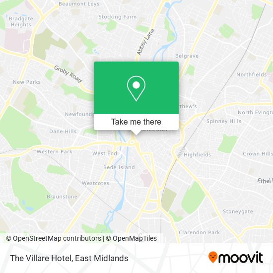 The Villare Hotel map