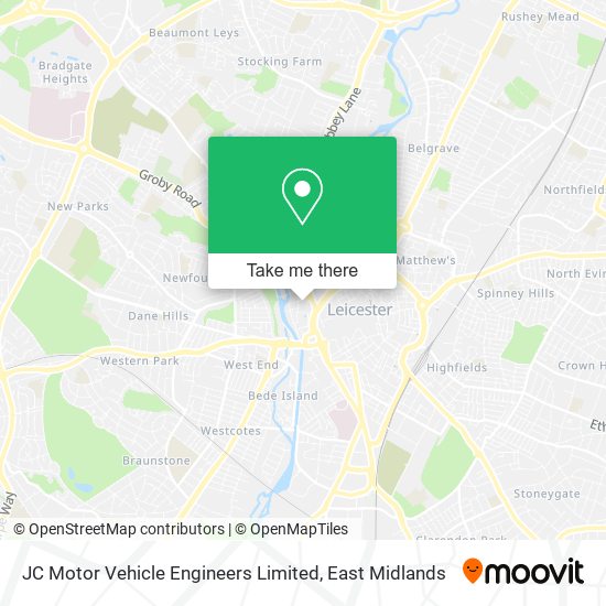 JC Motor Vehicle Engineers Limited map