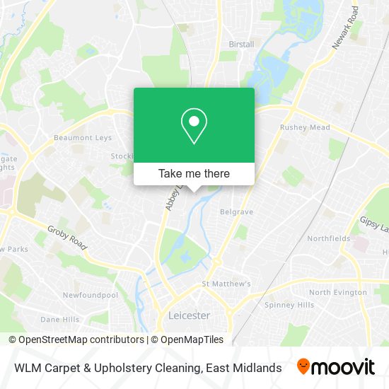 WLM Carpet & Upholstery Cleaning map