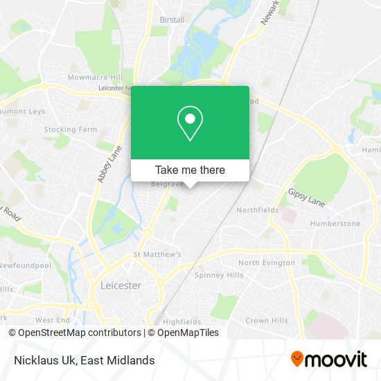 Nicklaus Uk map