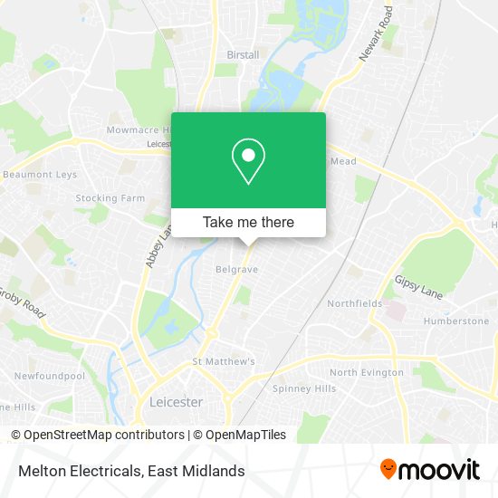 Melton Electricals map