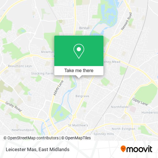 Leicester Mas map