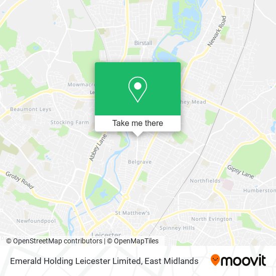 Emerald Holding Leicester Limited map