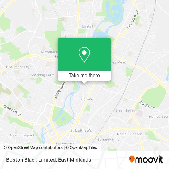 Boston Black Limited map