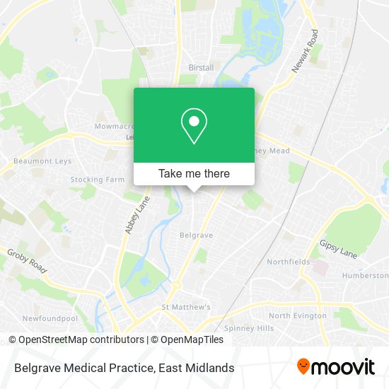 Belgrave Medical Practice map