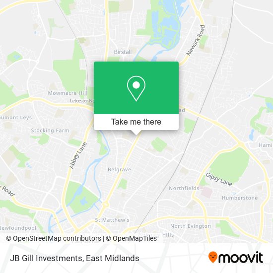 JB Gill Investments map