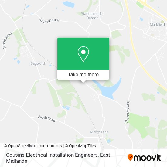 Cousins Electrical Installation Engineers map