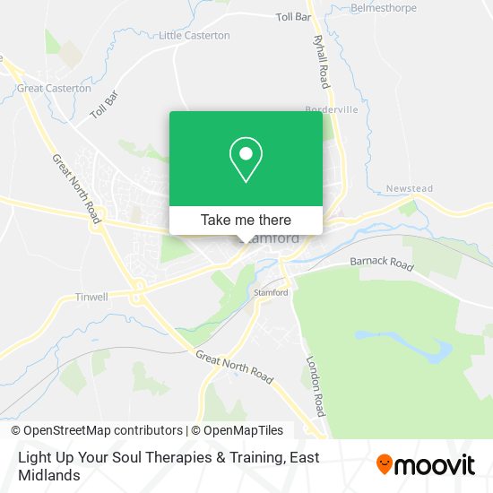 Light Up Your Soul Therapies & Training map