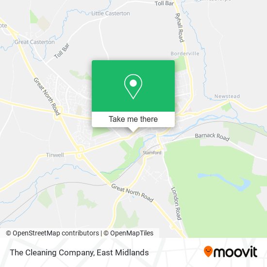 The Cleaning Company map