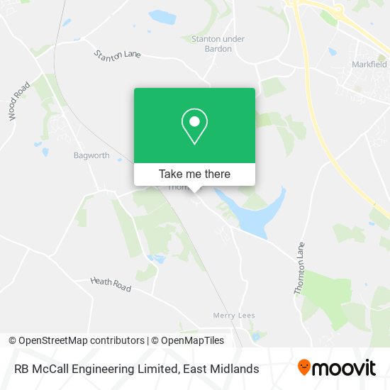RB McCall Engineering Limited map