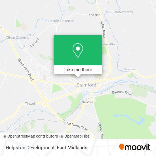 Helpston Development map