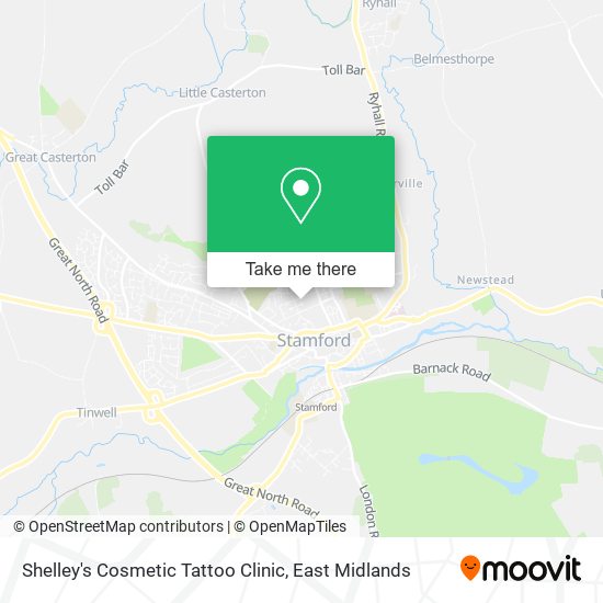 Shelley's Cosmetic Tattoo Clinic map