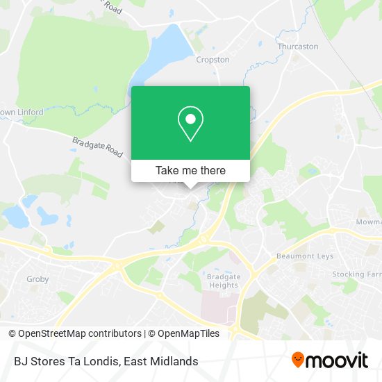 BJ Stores Ta Londis map