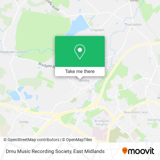 Dmu Music Recording Society map